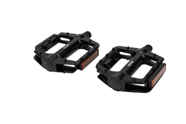Педали OYYO, PD10, алюминий, 108х95 мм, 9/16" (черный)